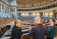 Bellido conoce los avances en accesibilidad de los parlamentos Nacional de Austria y Regional de Viena, ciudad premiada por la UE en esta materia