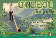 Santa Cecilia ofrecerá un concierto de trompa alpina en el lagar de la Cooperativa Virgen de las Viñas
