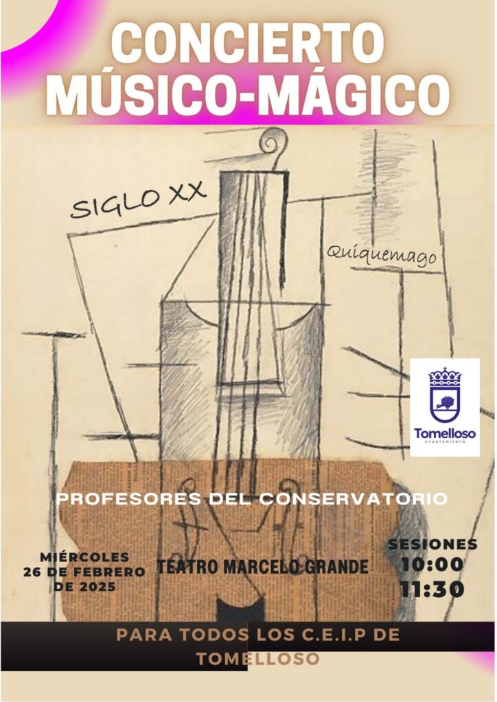 Magia y música: una combinación perfecta para disfrutar de un gran espectáculo en el Teatro Marcelo Grande de Tomelloso 1 Concierto Músico-Mágico en el Marcelo Grande
