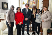 Valverde reitera el apoyo de la Diputación a Kirira en el Día Internacional de Tolerancia Cero contra la Mutilación Femenina