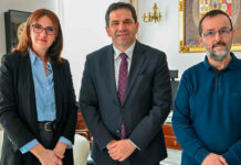 Valverde se reúne con representantes de la demarcación de Ciudad Real del Colegio Oficial de Arquitectos de Castilla-La Mancha para abordar posibles futuras colaboraciones