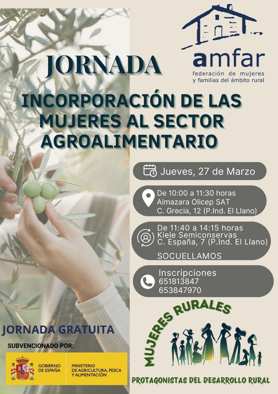 AMFAR organiza una jornada sobre incorporación de las mujeres al sector agrario en Socuéllamos