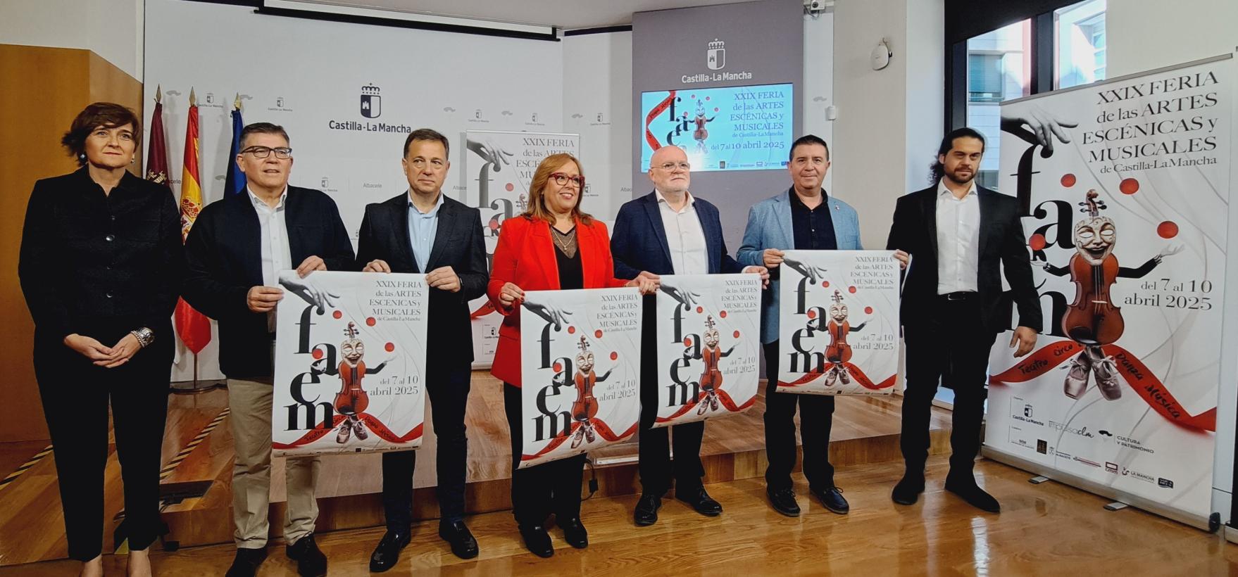 Presentada la 29 edición de la Feria de Artes Escénicas y Musicales de Castilla-La Mancha (FAEM)