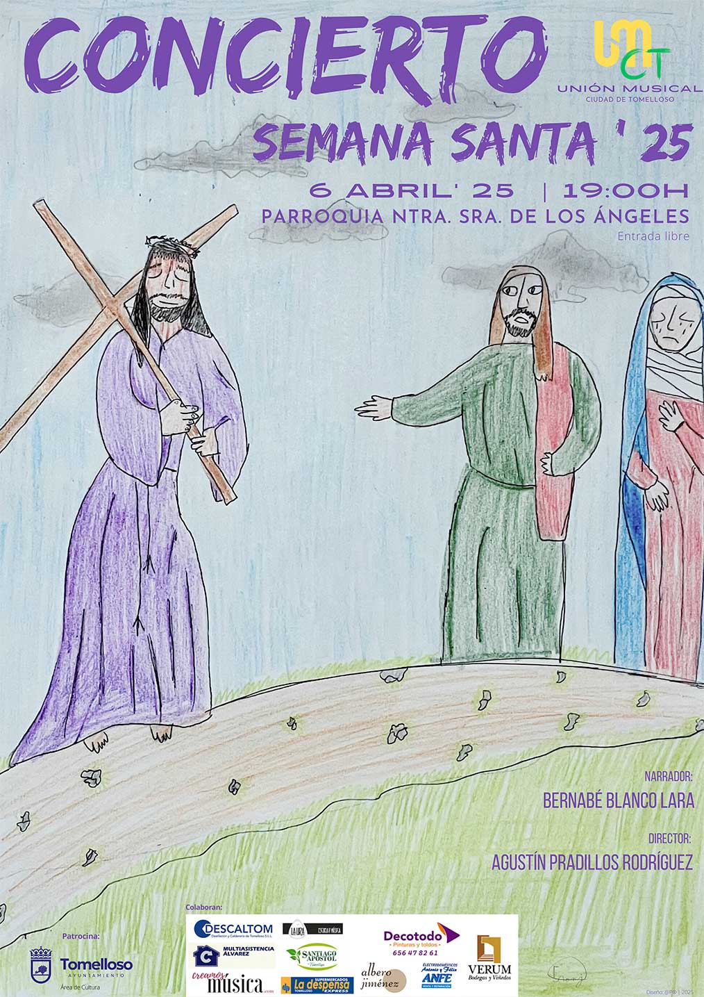 La Unión Musical Ciudad de Tomelloso ofrecerá el 6 de abril un concierto dirigido por Alejandro Montejano