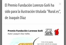 Joaquín Díaz Vallés con su obra «Rural.es» es premiado en el X Premio de Humor Gráfico Lorenzo Goñi