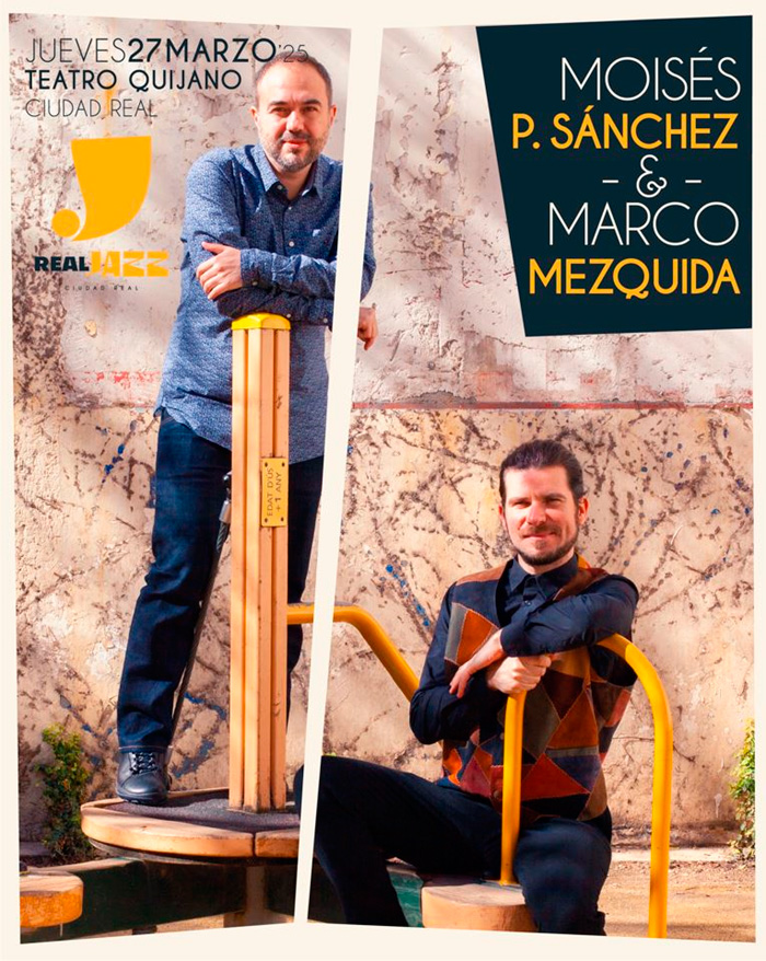 Dúo de pianos con Moisés P. Sánchez y Marco Mezquida este jueves en Ciudad Real