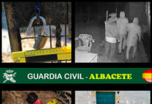 La Guardia Civil de Albacete detiene a cinco personas por su participación en más de 20 robos en parcelas y casas de campo