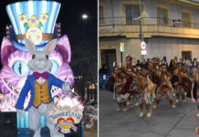 La peña El Burleta y la Escuela de Danza Attitude de Campo de Criptana ganadores del Desfile Nacional del Carnaval de Tomelloso