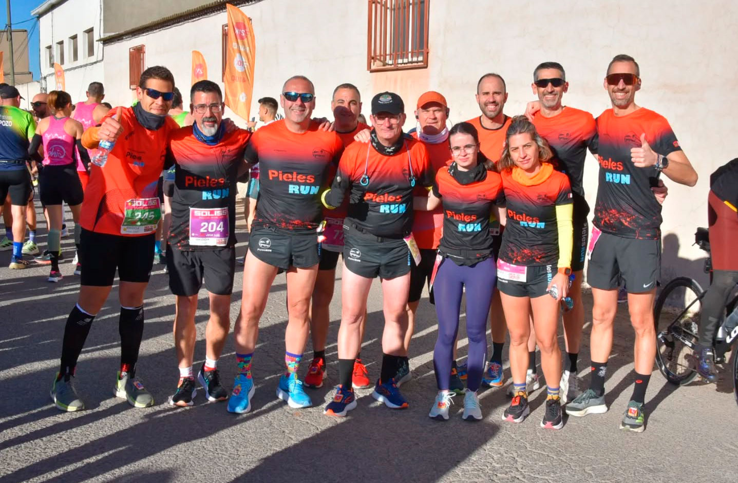 Los Pieles Run brillan en la Media Maratón de Bolaños de Calatrava