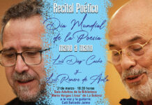 ‘Mano a mano’ poético entre los poetas solaneros Luis Díaz-Cacho y Luis Romero de Ávila con motivo del Día Mundial de la Poesía