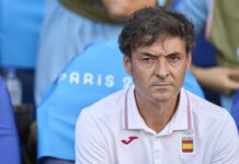 Santi Denia, entrenador de la selección Campeona Olímpica de Fútbol masculino, galardón Cultural en los 20 Premios Nacionales “Vinos Ojos del Guadiana” de El Progreso