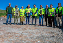 Valverde celebra el “hito histórico” que supuso el reconocimiento del “Geoparque Volcanes de Calatrava. Ciudad Real” por la UNESCO hace un año visitando el monumento natural del carbonífero en Puertollano