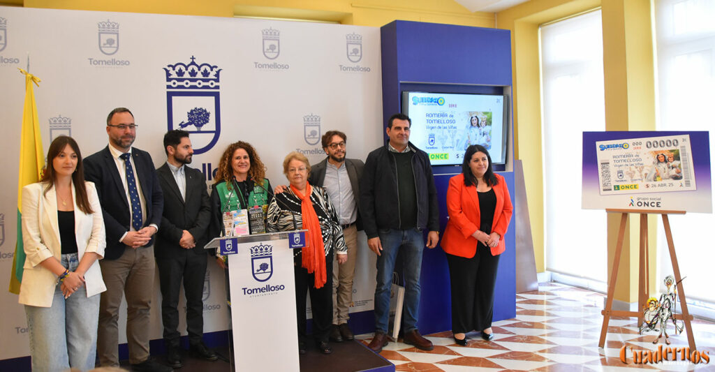 Cinco millones y medio de cupones de la ONCE se repartirán por todo España en honor a la Romería de la Virgen de las Viñas de Tomelloso