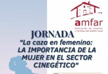 AMFAR organiza una Jornada para visibilizar a las Mujeres en el sector Cinegético