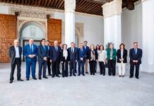 El Consejo Rector de Cooperativas Agro-alimentarias Castilla-La Mancha se reúne con el presidente regional Emiliano García-Page en el Palacio de Fuensalida