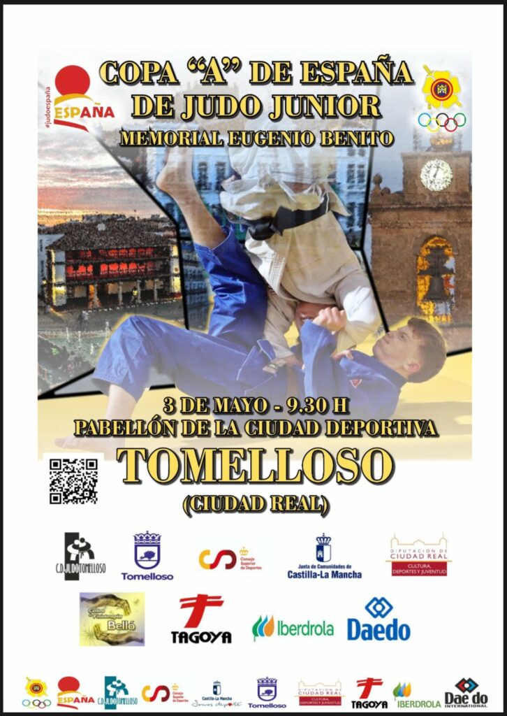 Tomelloso acogerá este sábado por segunda vez la Copa de España de Judo Junior