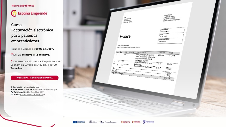 El CLIPE acogerá en Tomelloso un curso sobre facturación electrónica