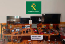 La Guardia Civil detiene a cuatro personas por la comisión de delitos contra el patrimonio en Daimiel