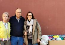El IES Airén entrega material escolar a un centro de educación de Catarroja en Valencia