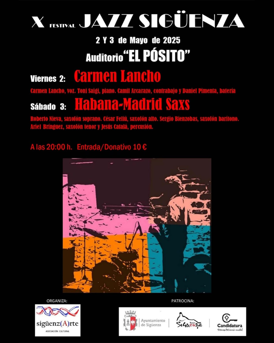 El X Festival de Jazz de Sigüenza llenará de ritmo el puente de mayo