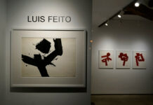 Luis Feito “Obra gráfica y obra única sobre papel y tela”, en la Galería de Arte de Sigüenza