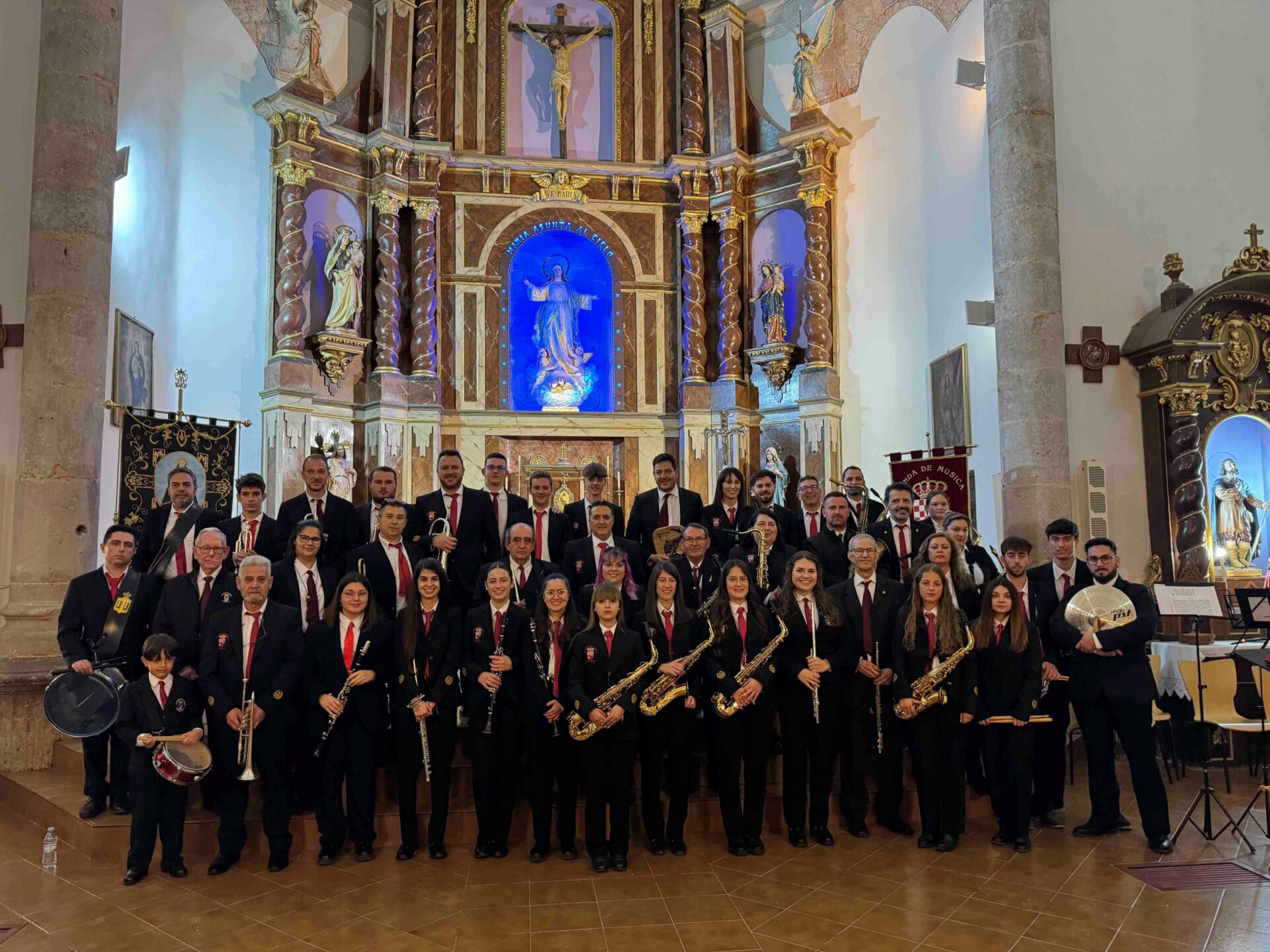 Brillante I Concierto de Música Cofrade en Fuentenovilla