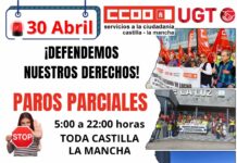 Nuevo paro parcial de los trabajadores/as del transporte sanitario de CLM el próximo 30 de abril