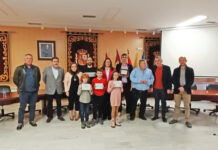 Ernesto Tubía Landeras, Fernando Méndez Germain y David García Rodríguez, premiados en la vigésimo octava edición del Certamen de Librería Delfos