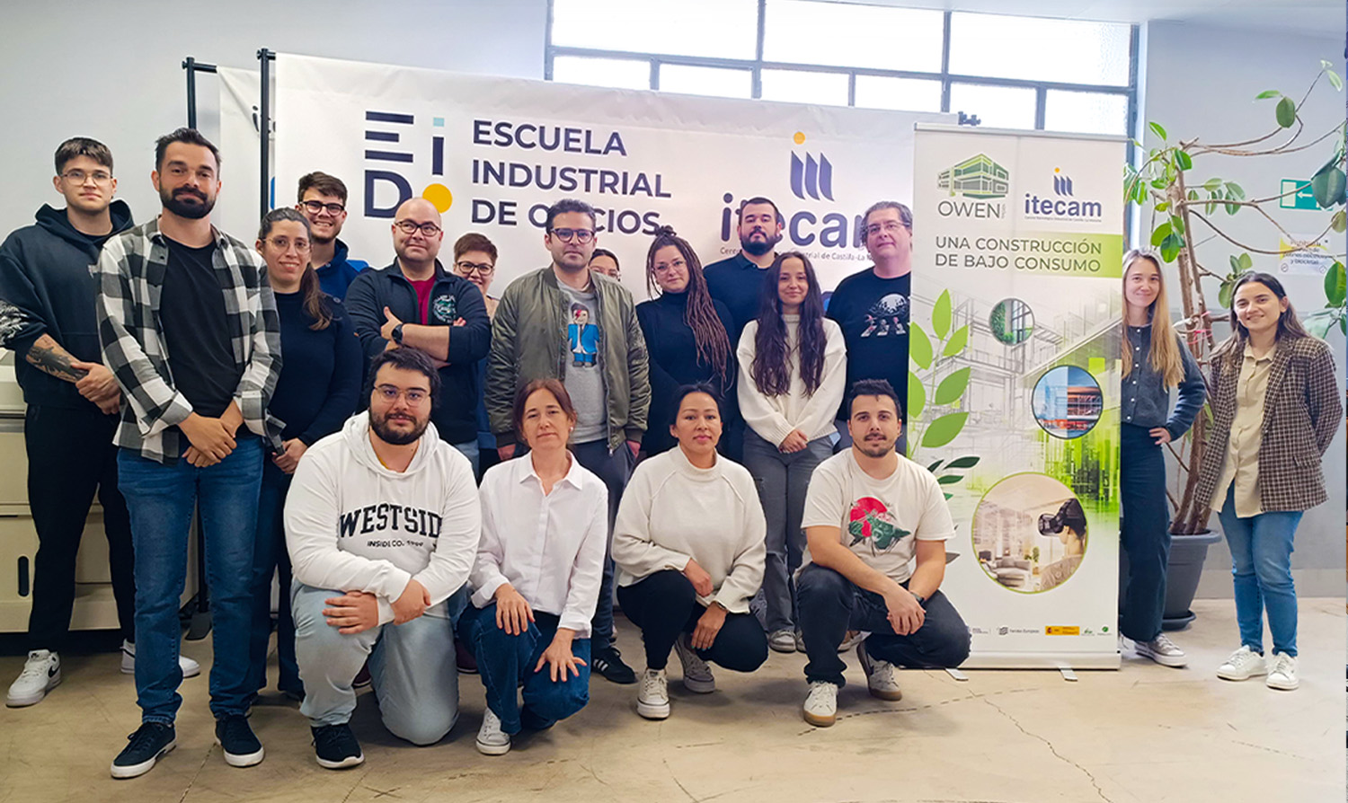 Itecam mejora el acceso al empleo en el ámbito de la construcción sostenible a través del proyecto OWEN