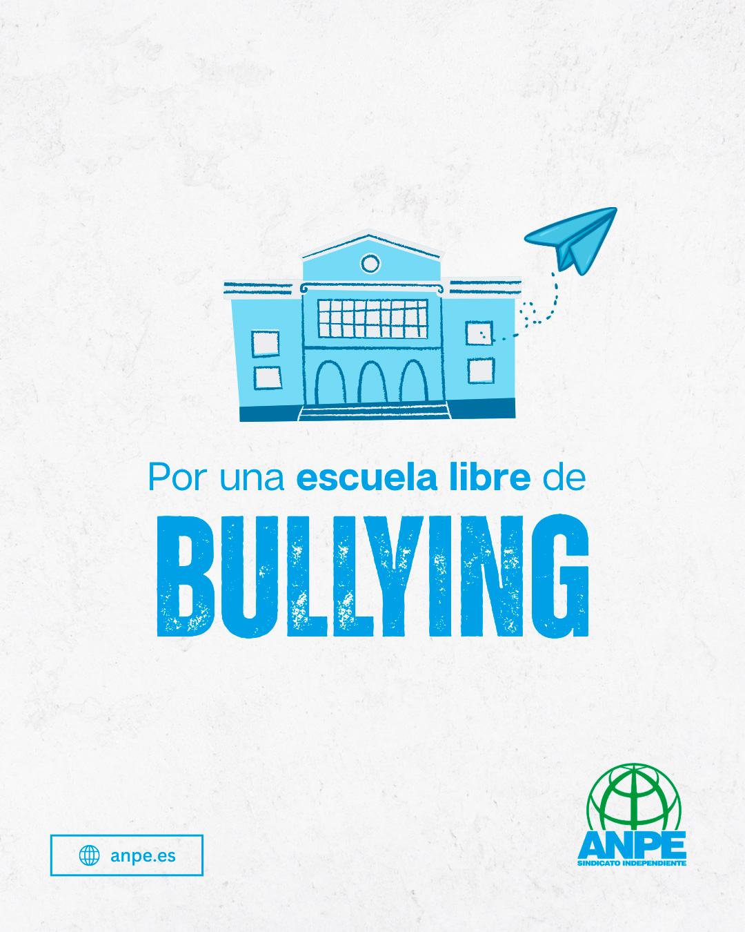 ANPE reclama una estrategia nacional que implique al conjunto de la sociedad en la erradicación del acoso escolar