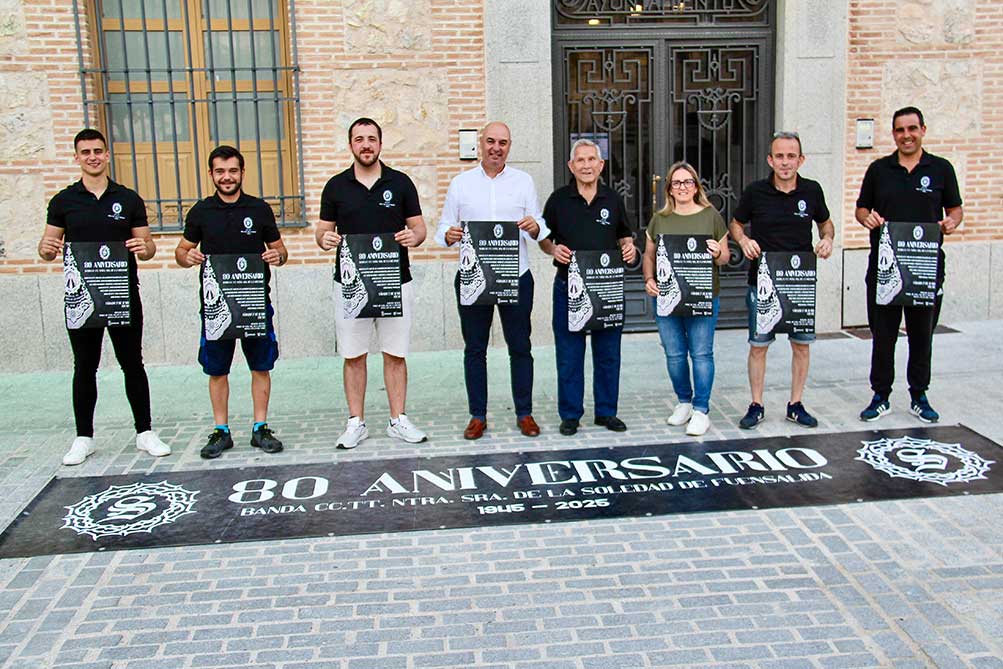 La Banda de Cornetas y Tambores Nuestra Señora de la Soledad celebra su 80 aniversario