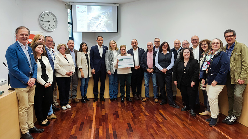 Económicas y Empresariales de Albacete realiza más de 15 millones de pasos para el proyecto solidario ‘El Búho Letur’