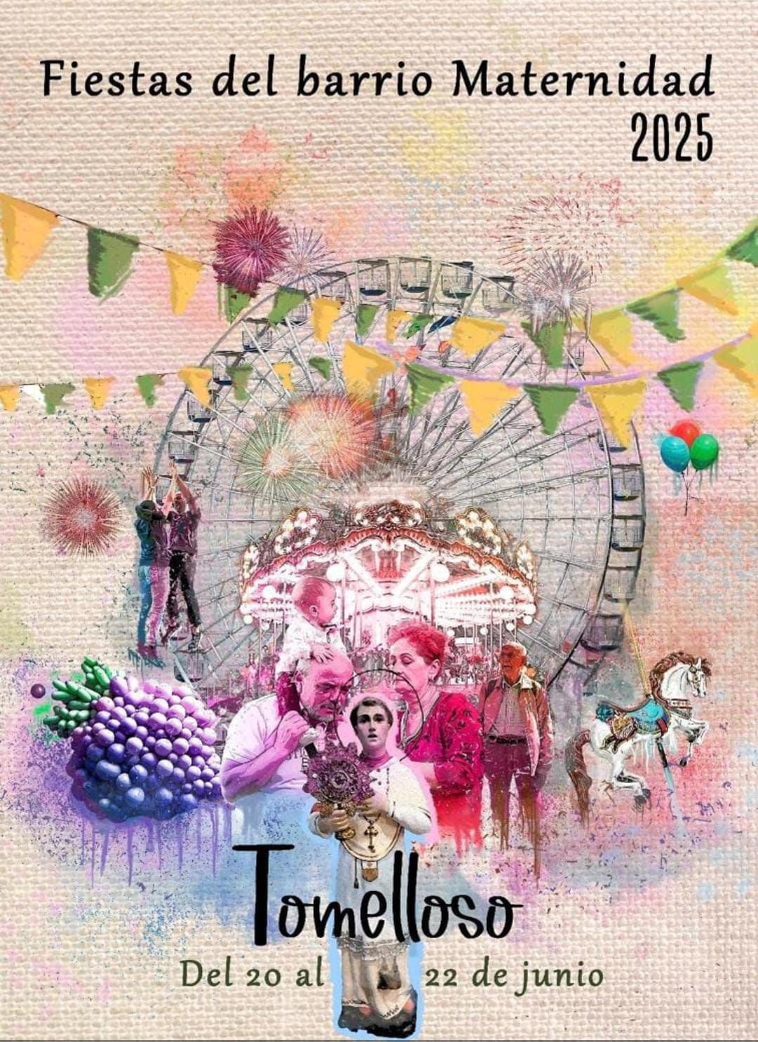 David Mansilla ganador del cartel anunciador de las Fiestas del Barrio Maternidad