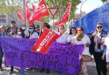 CCOO confirma que una sentencia pionera mejorará las condiciones y salarios de las auxiliares de Ayuda a Domicilio de Ciudad Real, con efectos retroactivos desde 2019