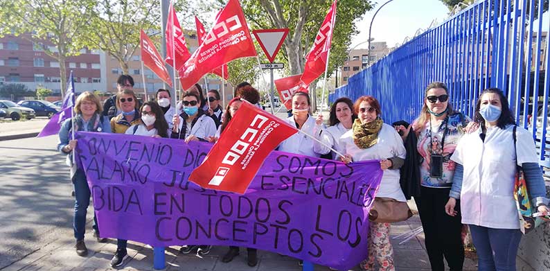 CCOO confirma que una sentencia pionera mejorará las condiciones y salarios de las auxiliares de Ayuda a Domicilio de Ciudad Real, con efectos retroactivos desde 2019