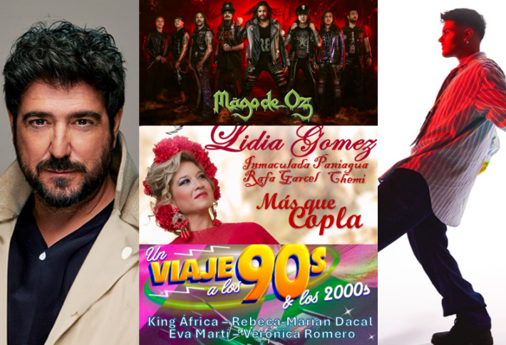 Antonio Orozco, Abraham Mateo, Mägo de Oz y Un viaje a los 90, en las Fiestas del Vino de Valdepeñas