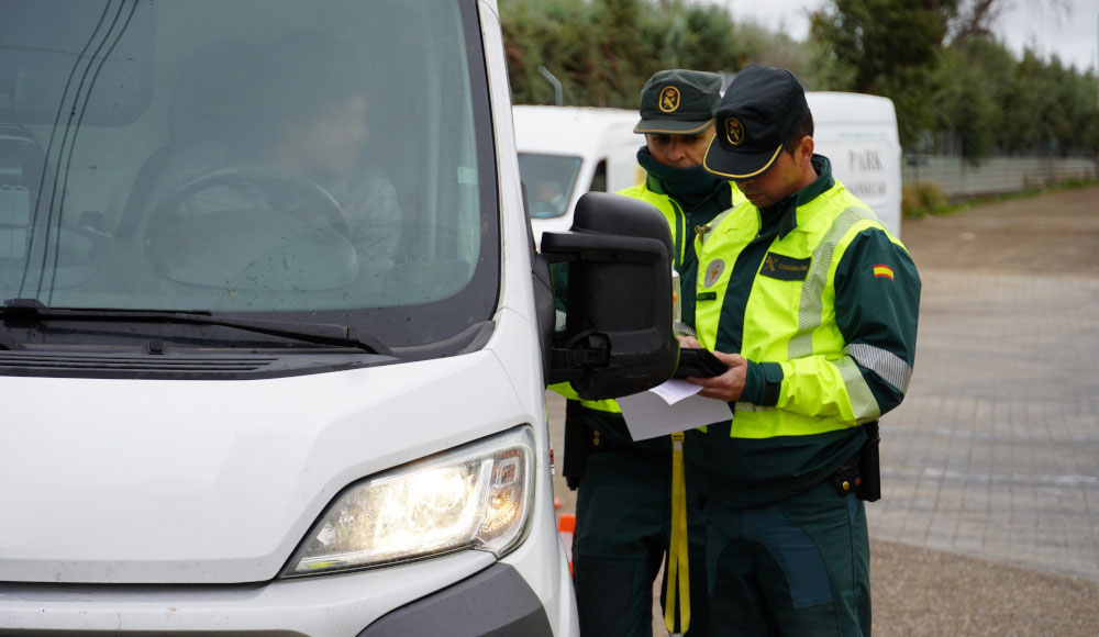 Comienza la campaña especial de vigilancia de furgonetas puesta en marcha por la DGT en la provincia de Toledo