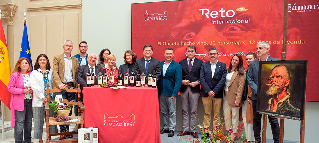 La Diputación de Ciudad Real une arte, literatura y vino para fortalecer la identidad de la provincia y generar alianzas en beneficio del sector vitivinícola