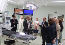 El Equipo de Gobierno de la UCLM conoce el área de Docencia del nuevo Hospital Universitario de Cuenca