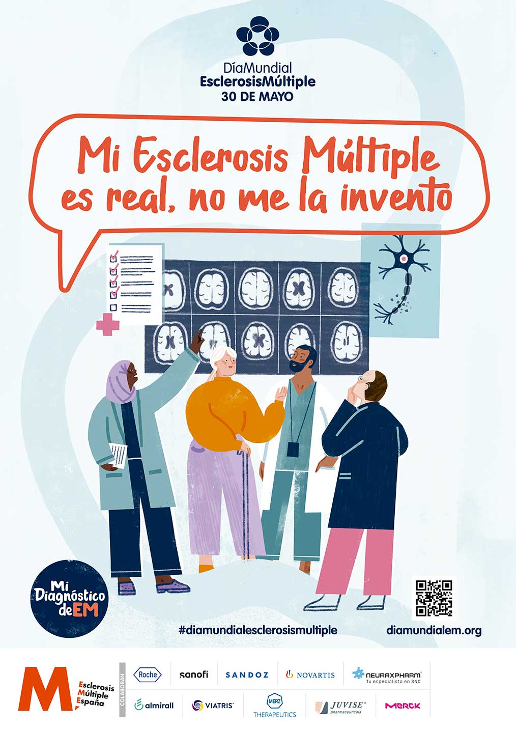 “Mi Esclerosis Múltiple es real, no me la invento”, lema del Día Mundial de la Esclerosis Múltiple 2025