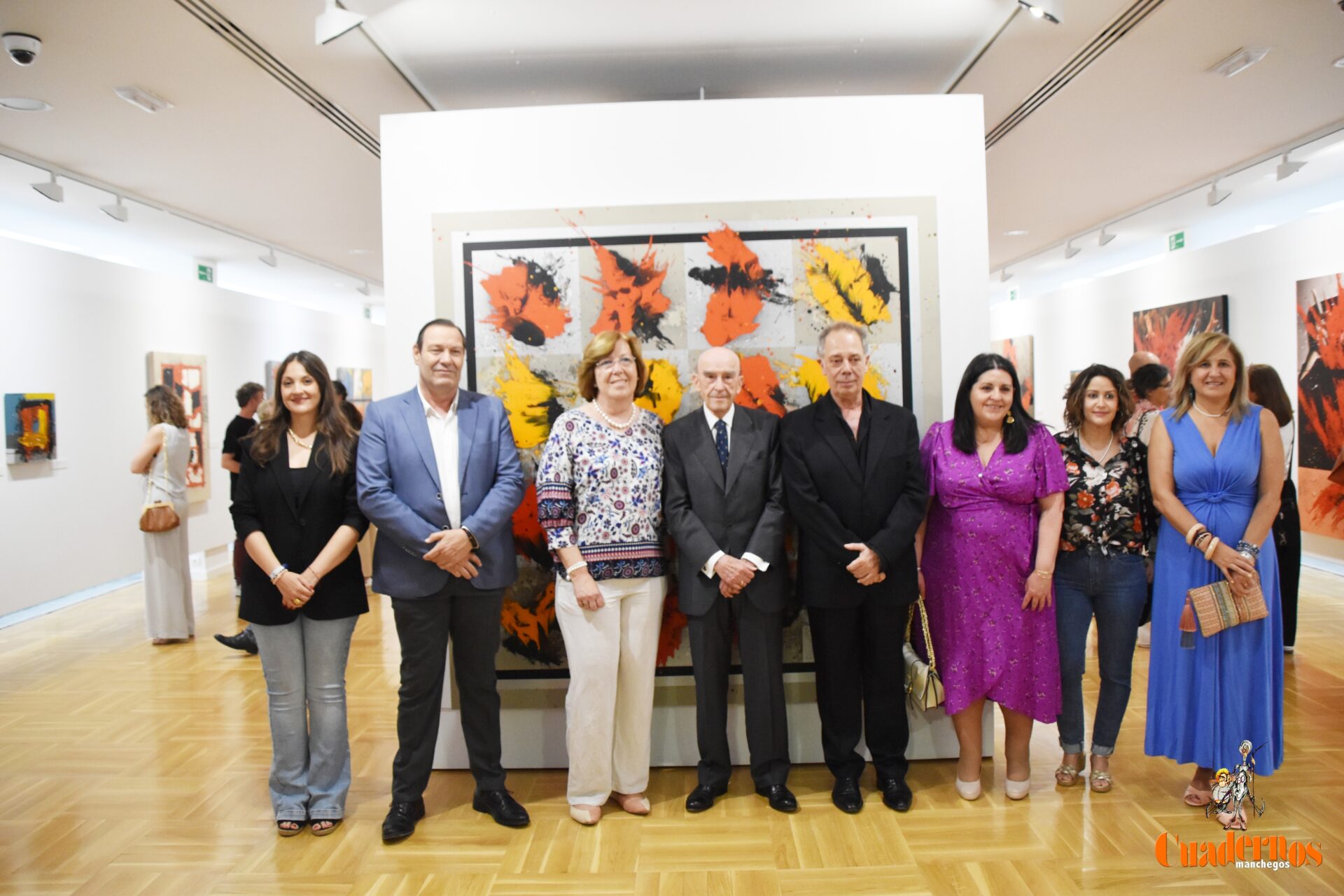 José Manuel Ciria y su universo abstracto deslumbra en el Museo de Arte Contemporáneo Infanta Elena