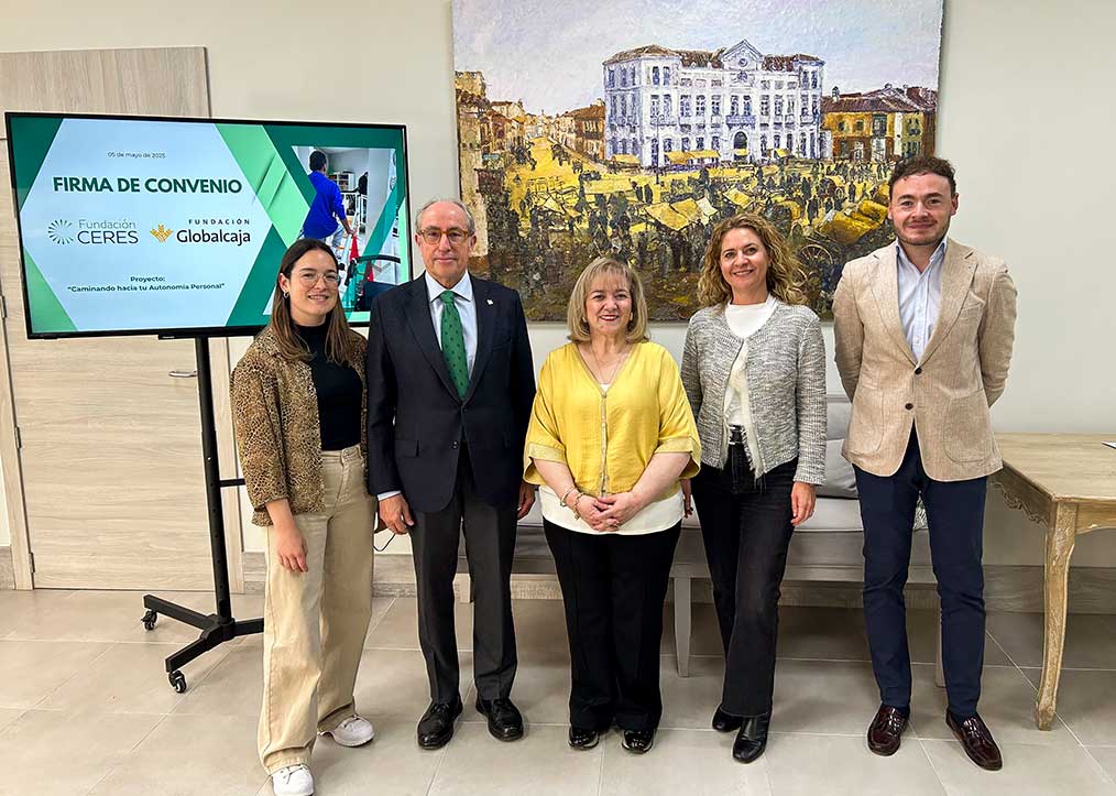 La Fundación Globalcaja apoya a la Fundación CERES en su programa de autonomía para personas con daños neurológico