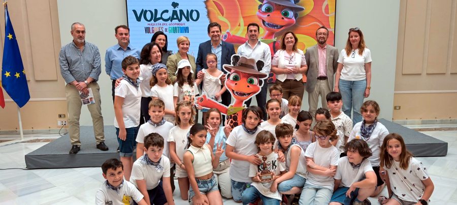 ‘Geoparques Volcanes de Calatrava, Ciudad Real’ presenta a ‘Volcano’ su nueva mascota educativa que dará a conocer el importante patrimonio geológico de la provincia