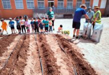 El huerto del CEIP San José de Calasanz ya es una realidad