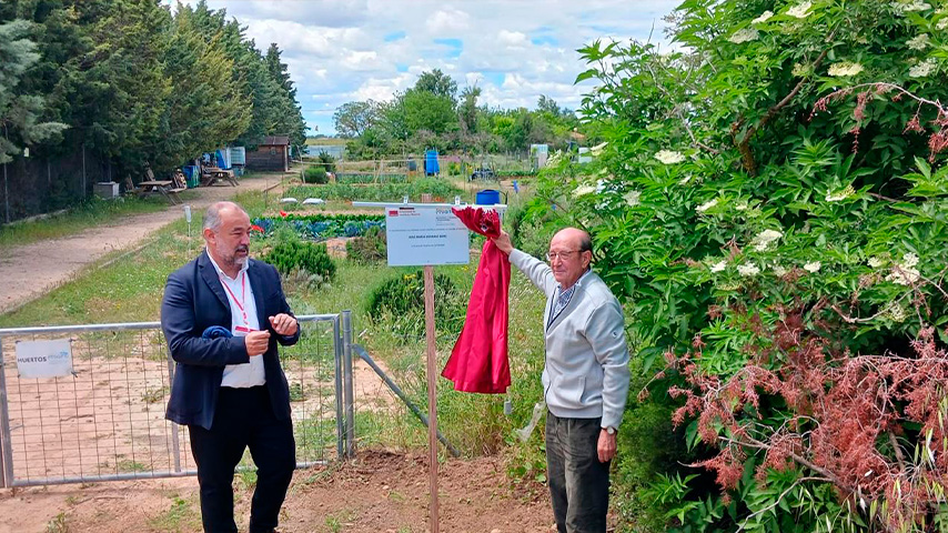 Los huertos del Campo Experimental de Prácticas de la ETSIAMB llevarán el nombre del profesor de la UCLM José María Herranz