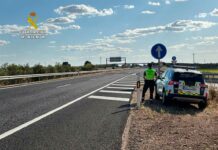 Investigada una persona por conducir su turismo a 211 kilómetros por hora en la A-43