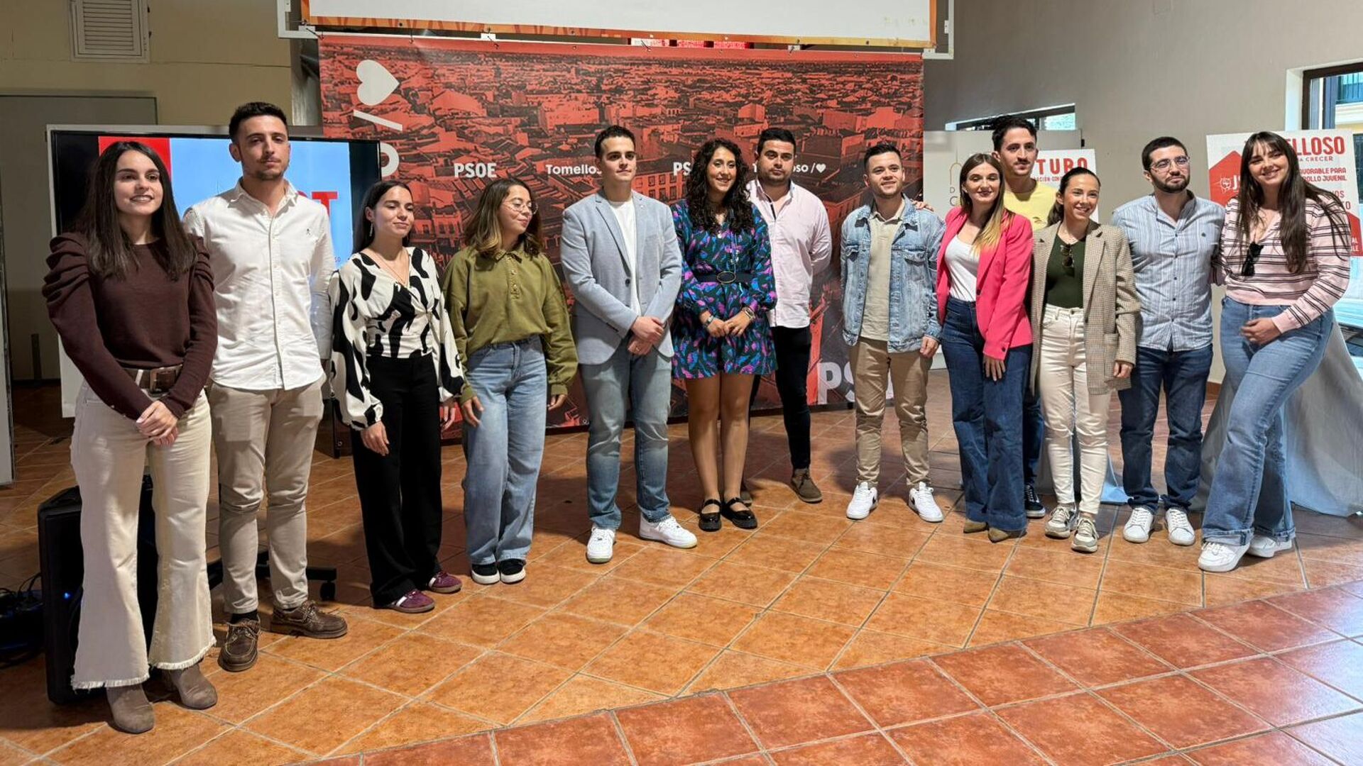 Juventudes Socialistas de Tomelloso presenta su nueva Ejecutiva con un proyecto ambicioso para la juventud local