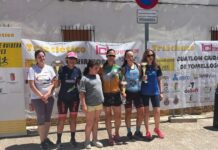 Laura Gallego primera clasificada en el TriRuidera 2025