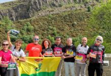 Para el JM Serna Seguros el atletismo no tiene fronteras y cumplen su gran sueño tras su participación en el Maratón de Edimburgo