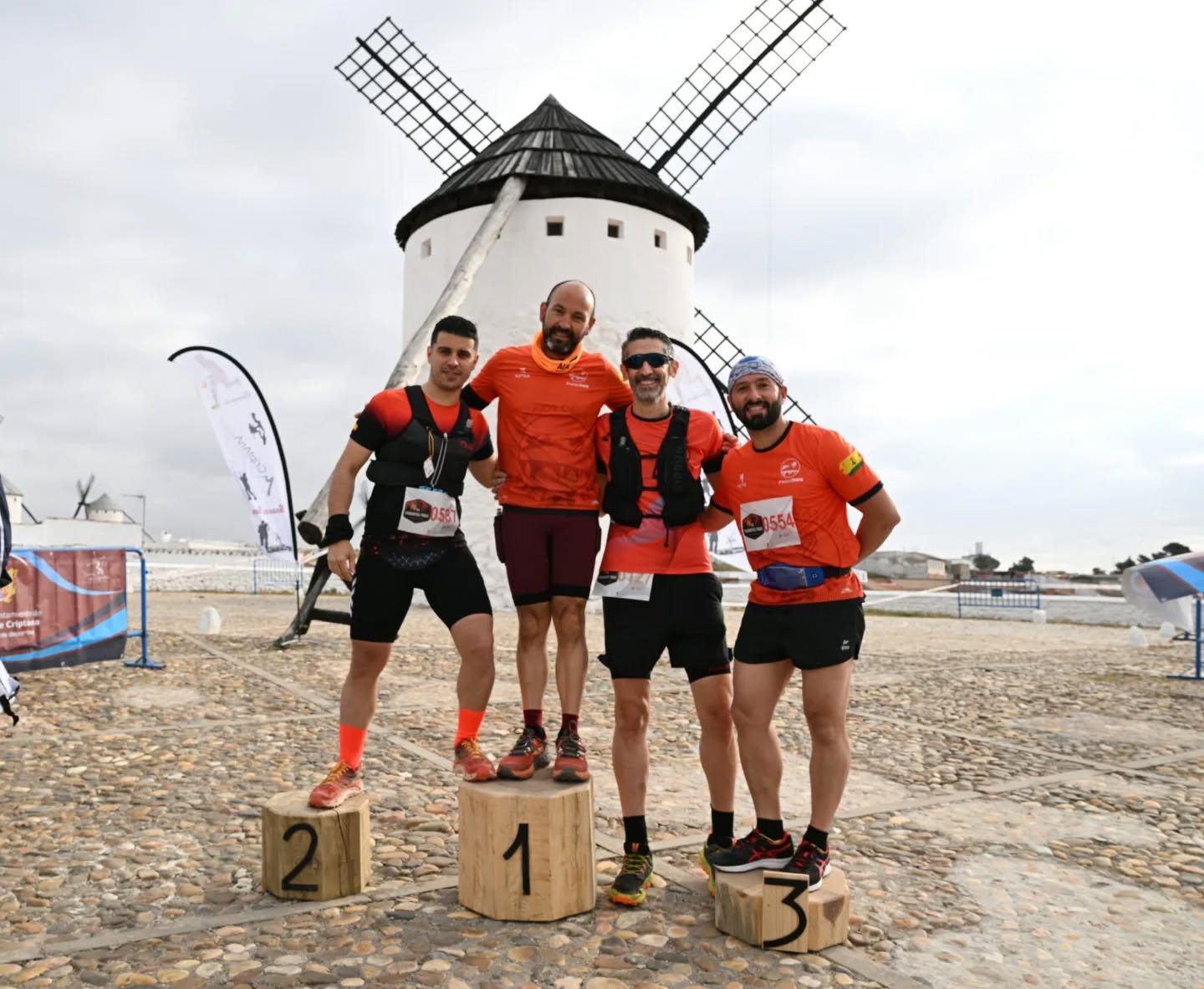 Los Pieles Run disfrutan compitiendo en la VI Gigantes Trail de Campo de Criptana